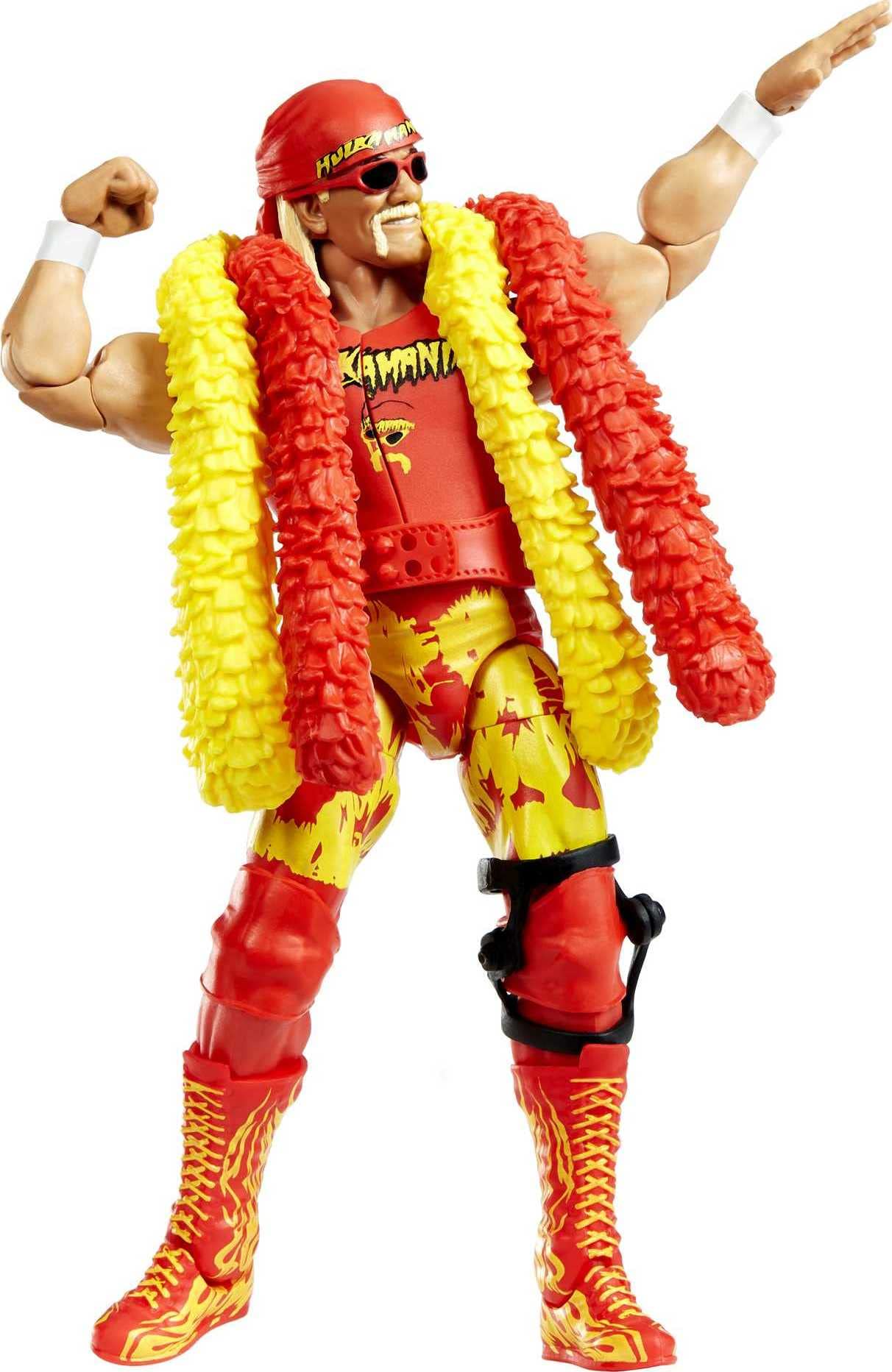 WWE Elite Collection Hulk Hogan 6-Inch Action Figure – TrueFX Detailing, 25 Points of Articulation (Ages 8+)