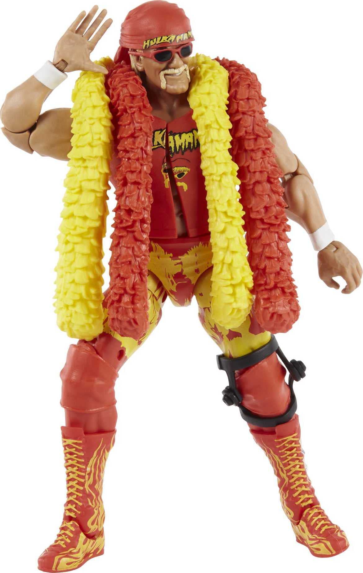 WWE Elite Collection Hulk Hogan 6-Inch Action Figure – TrueFX Detailing, 25 Points of Articulation (Ages 8+)