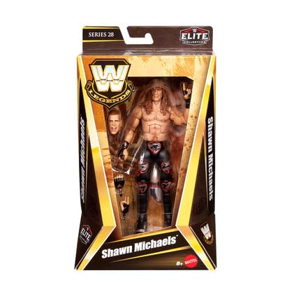 WWE Elite Legends Shawn Michaels Action Figure – Series 28, 6-Inch Collectible