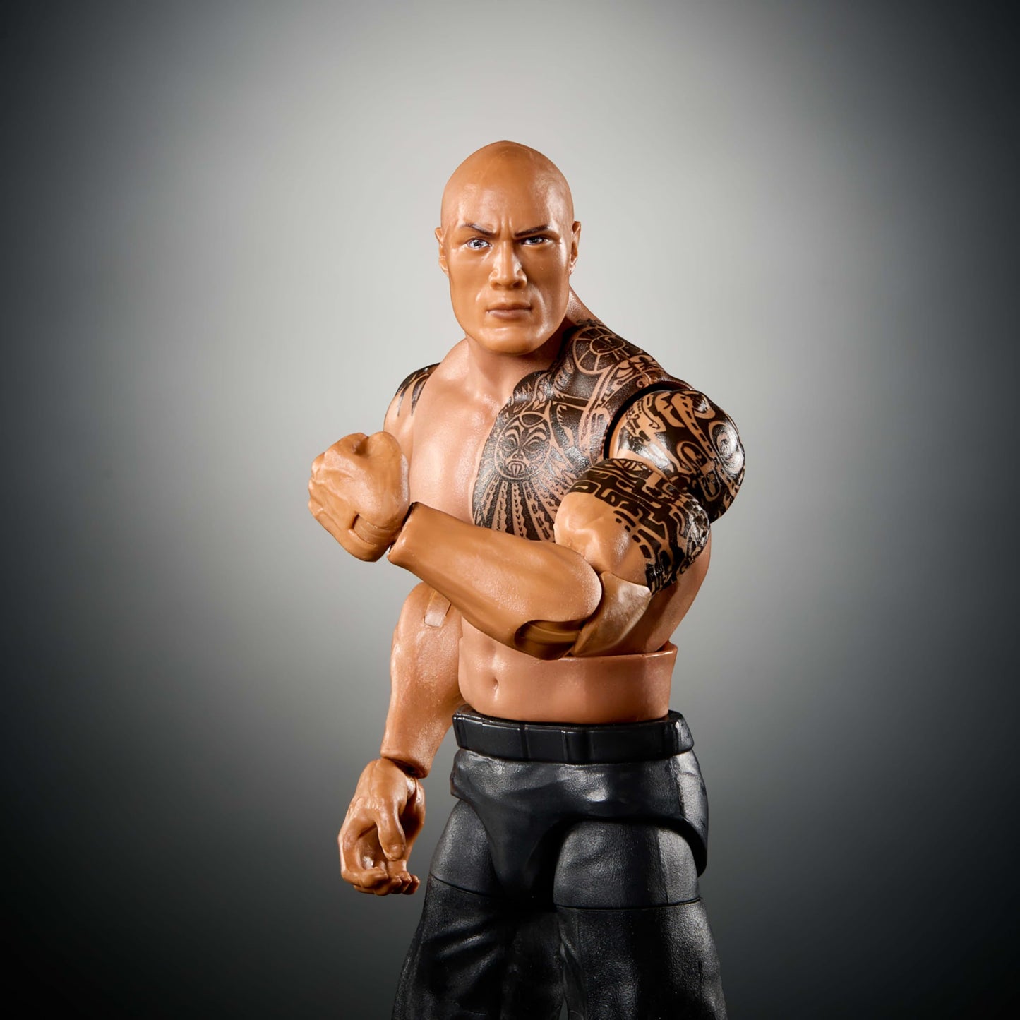 WWE Elite The Rock Action Figure Series 115 — 6-Inch, 25 Points of Articulation, Swappable Hands | Mattel WWE