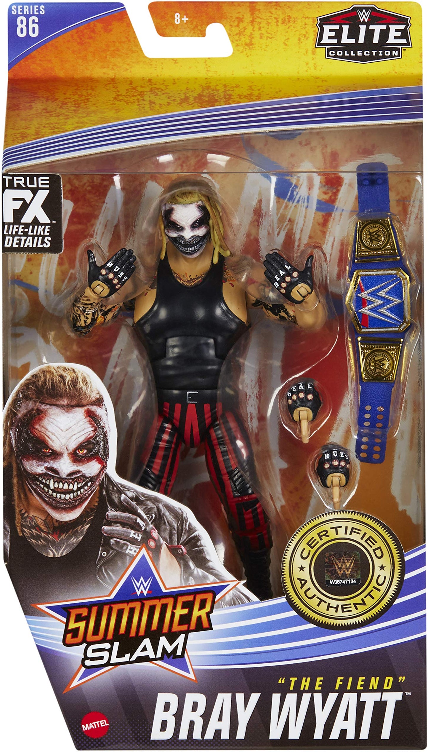 WWE Fiend Bray Wyatt Elite Series 87 Action Figure – 6-Inch Poseable Collectible | WWE Elite Collection