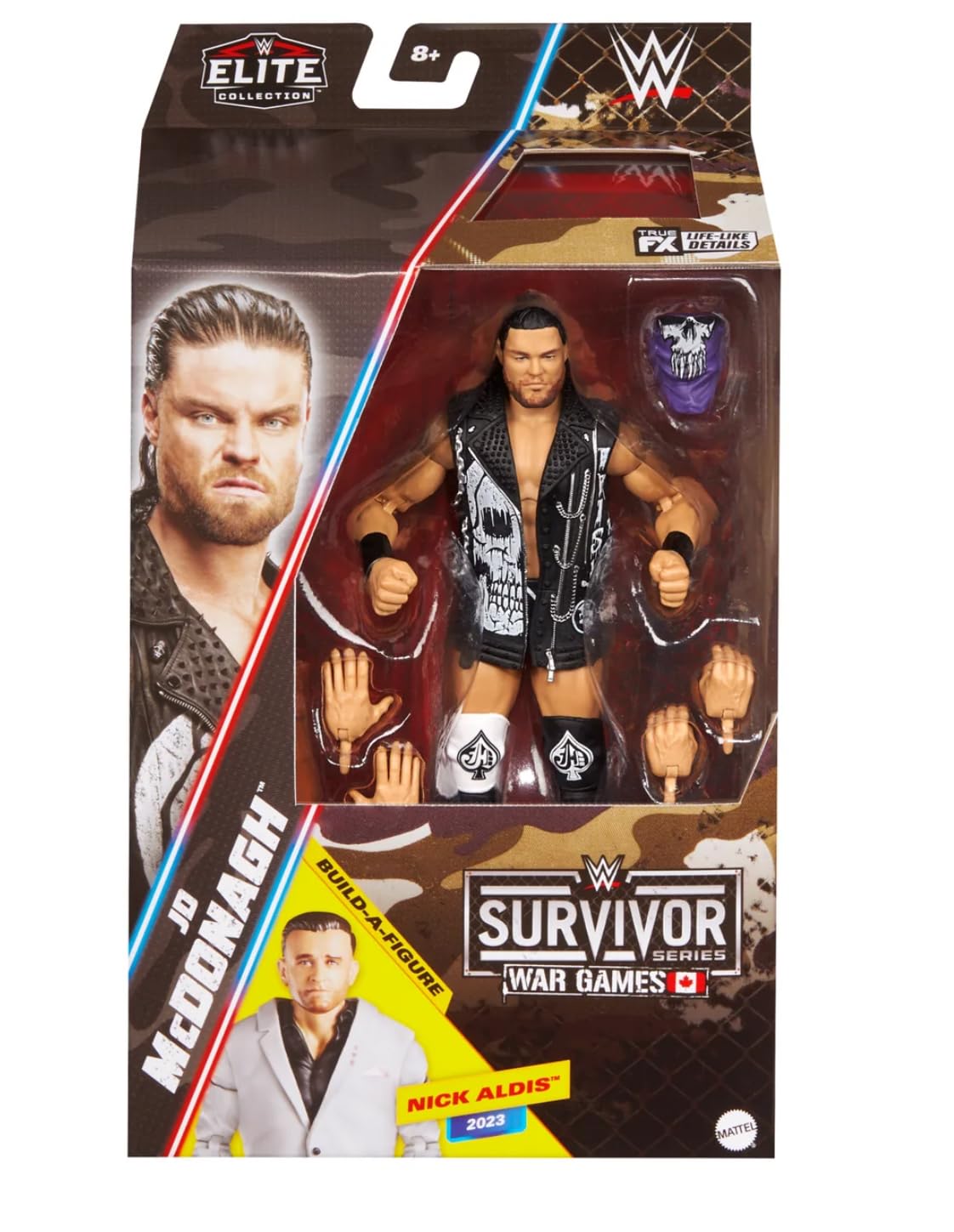WWE JD McDonagh Elite Survivor Series 2025 Action Figure | Mattel WWE Elite