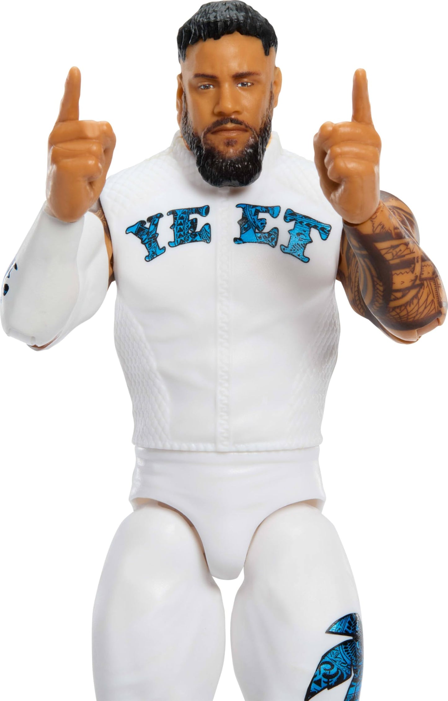 WWE Jey USO Action Figure – Main Event Series #161, 6-Inch, 14-Point Articulation, TrueFX