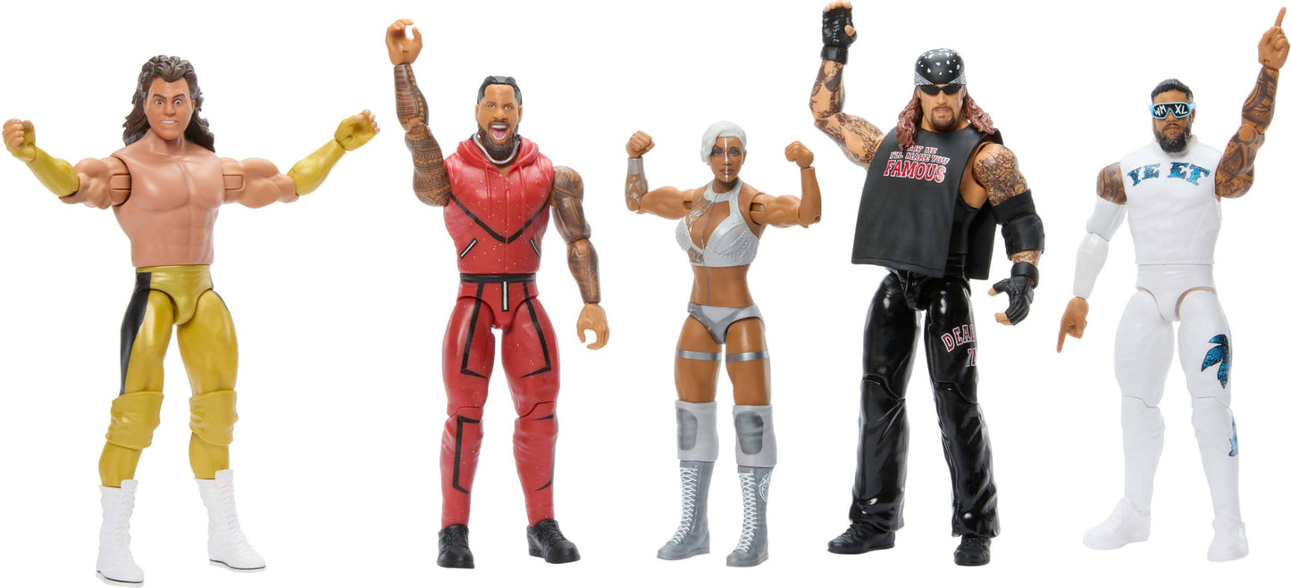 WWE Jey USO Action Figure – Main Event Series #161, 6-Inch, 14-Point Articulation, TrueFX