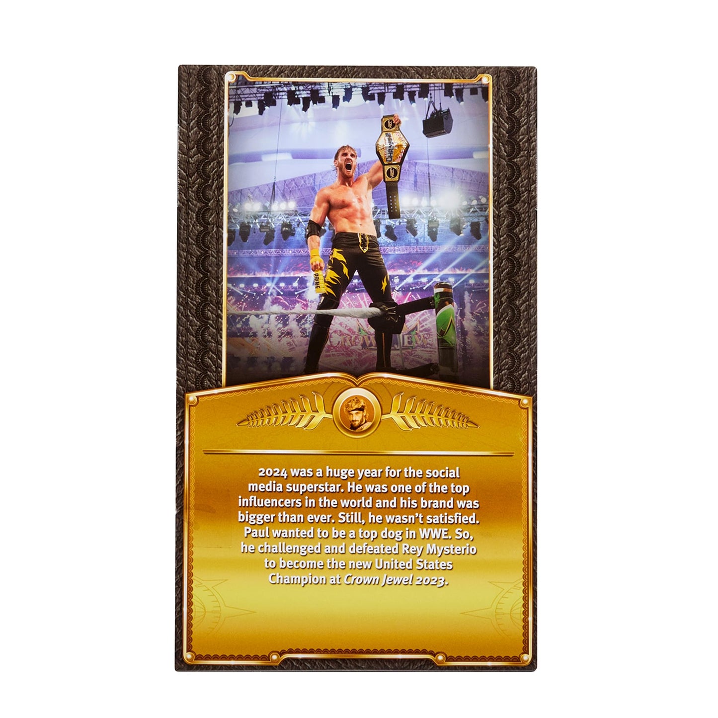WWE Logan Paul US Title Defining Moments Ringside Exclusive – Mattel Action Figure