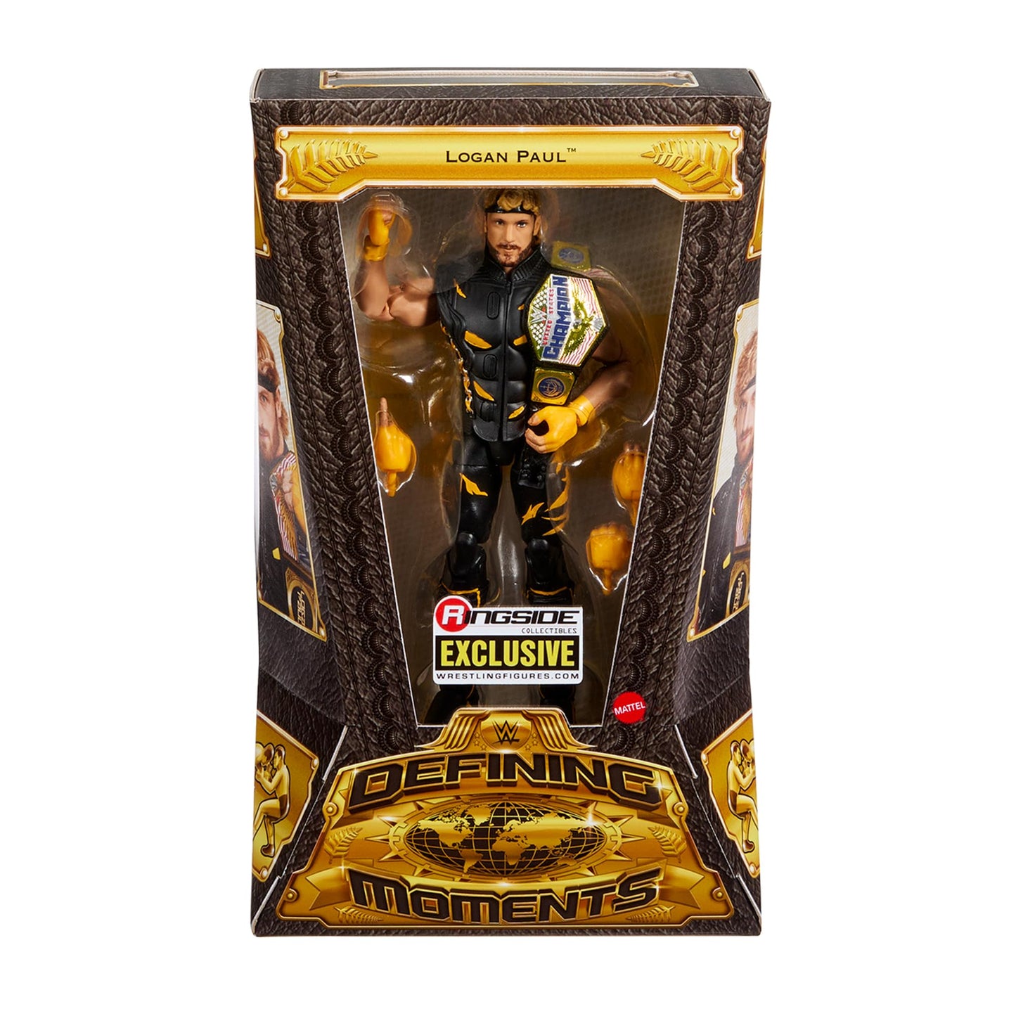 WWE Logan Paul US Title Defining Moments Ringside Exclusive – Mattel Action Figure