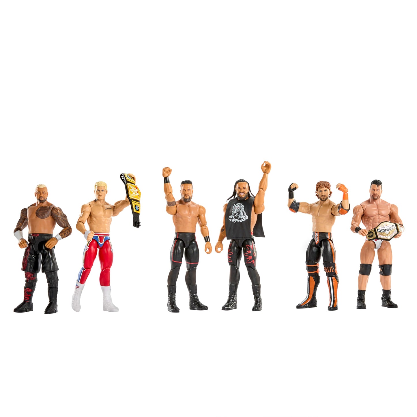 Mattel WWE Main Event Showdown 2-Pack – Tama Tonga & Jacob Fatu (6-inch) with Accessory