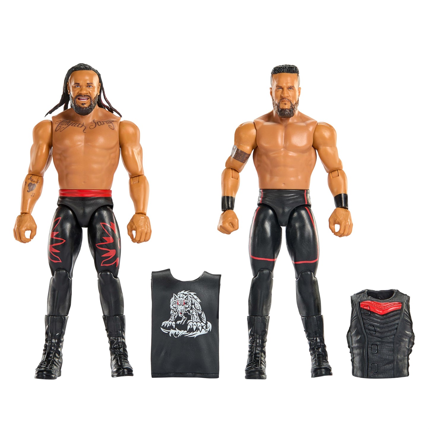 Mattel WWE Main Event Showdown 2-Pack – Tama Tonga & Jacob Fatu (6-inch) with Accessory