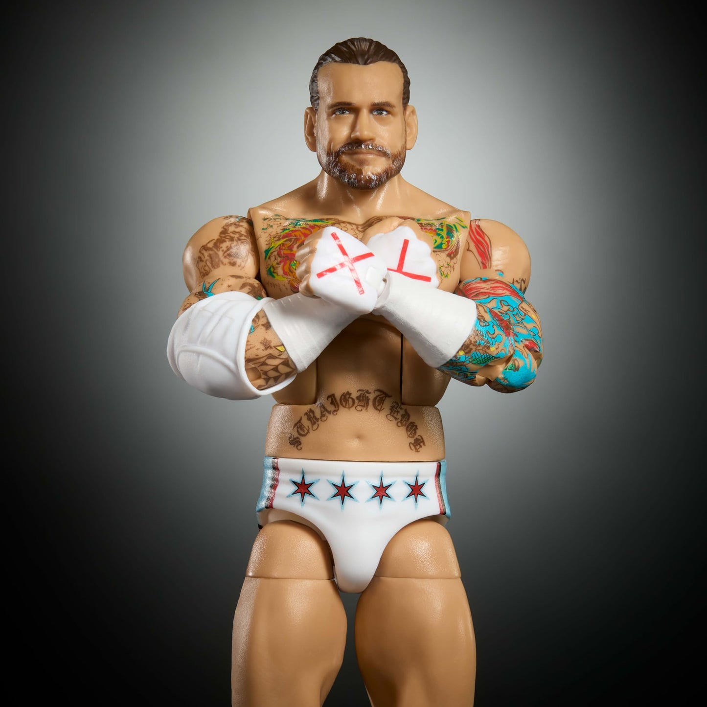 WWE Mattel Elite CM Punk 6-Inch Action Figure – Greatest Hits 2025, 25 Articulation Points & Swappable Hands