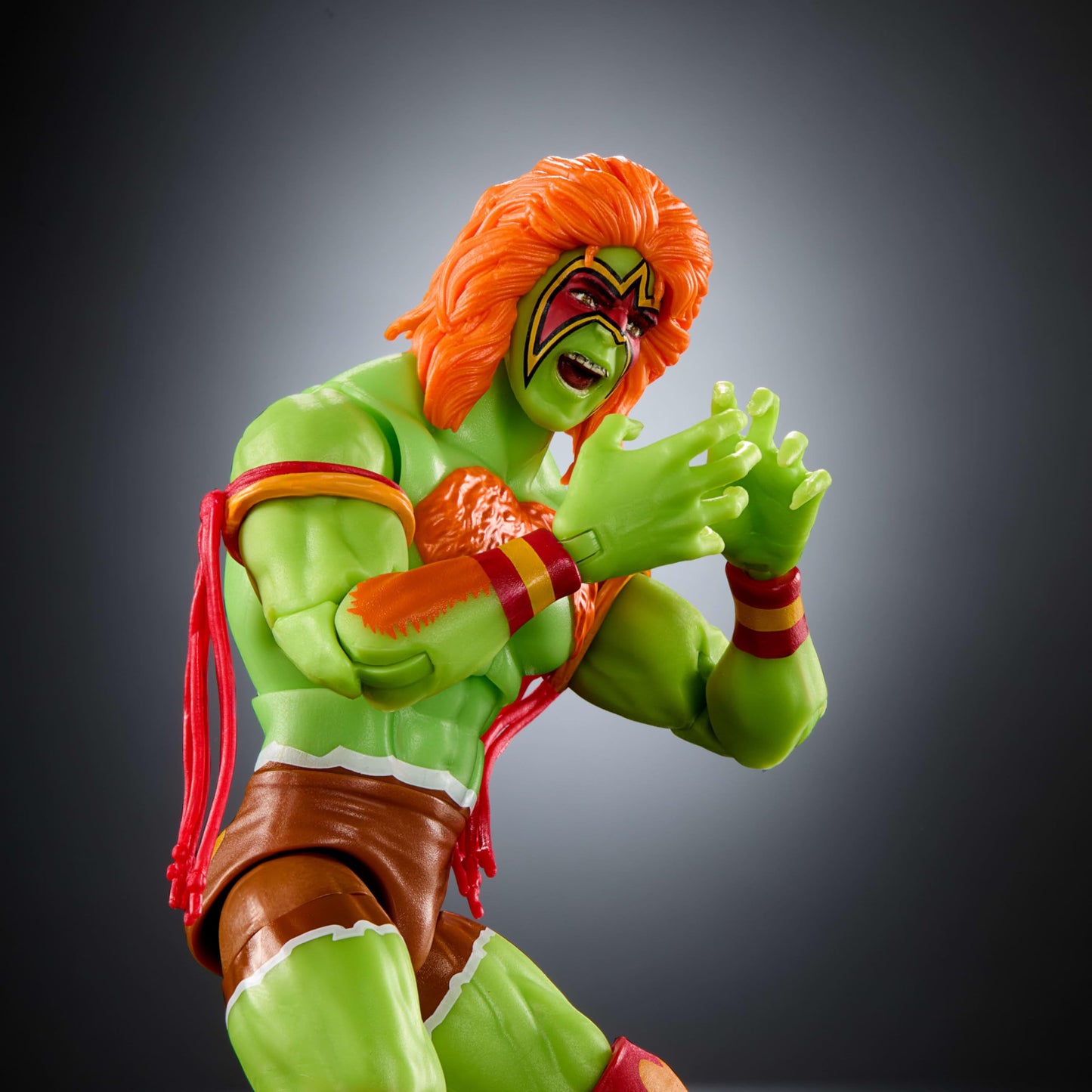 WWE Mattel x Street Fighter Ultimate Warrior Blanka Action Figure – 6-In Elite Mashup with Accessories (Ages 8+)