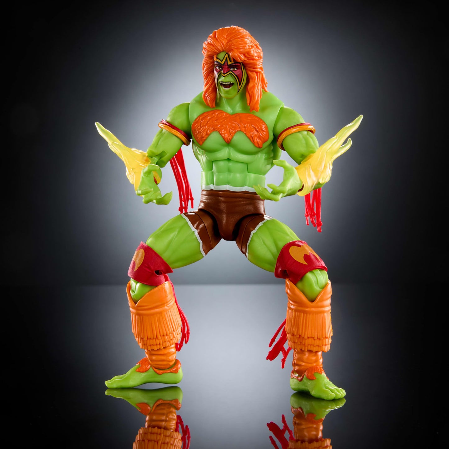 WWE Mattel x Street Fighter Ultimate Warrior Blanka Action Figure – 6-In Elite Mashup with Accessories (Ages 8+)