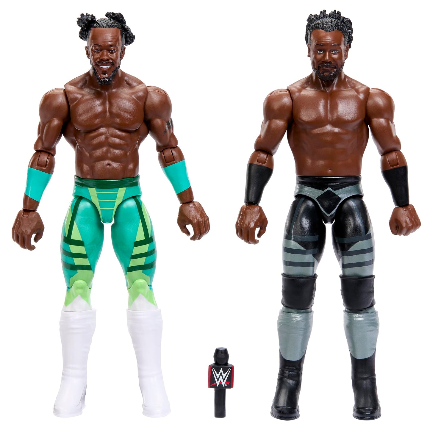 WWE New Day Main Event 2-Pack 25 – Xavier Woods & Kofi Kingston Action Figures | Mattel