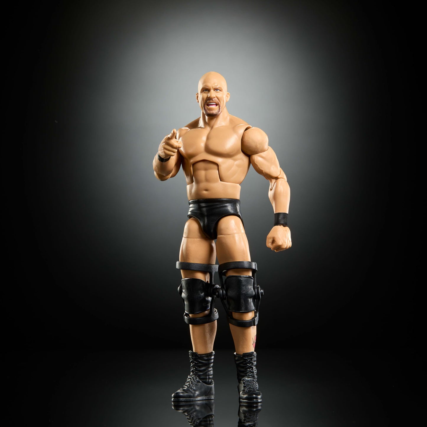WWE Stone Cold Steve Austin Elite Action Figure – Greatest Hits 2025, 6-Inch, 25 Points of Articulation