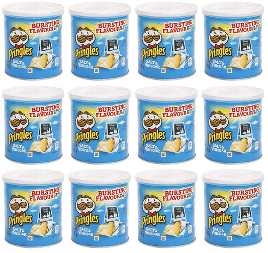 12 x Pringles Salt & Vinegar 40G