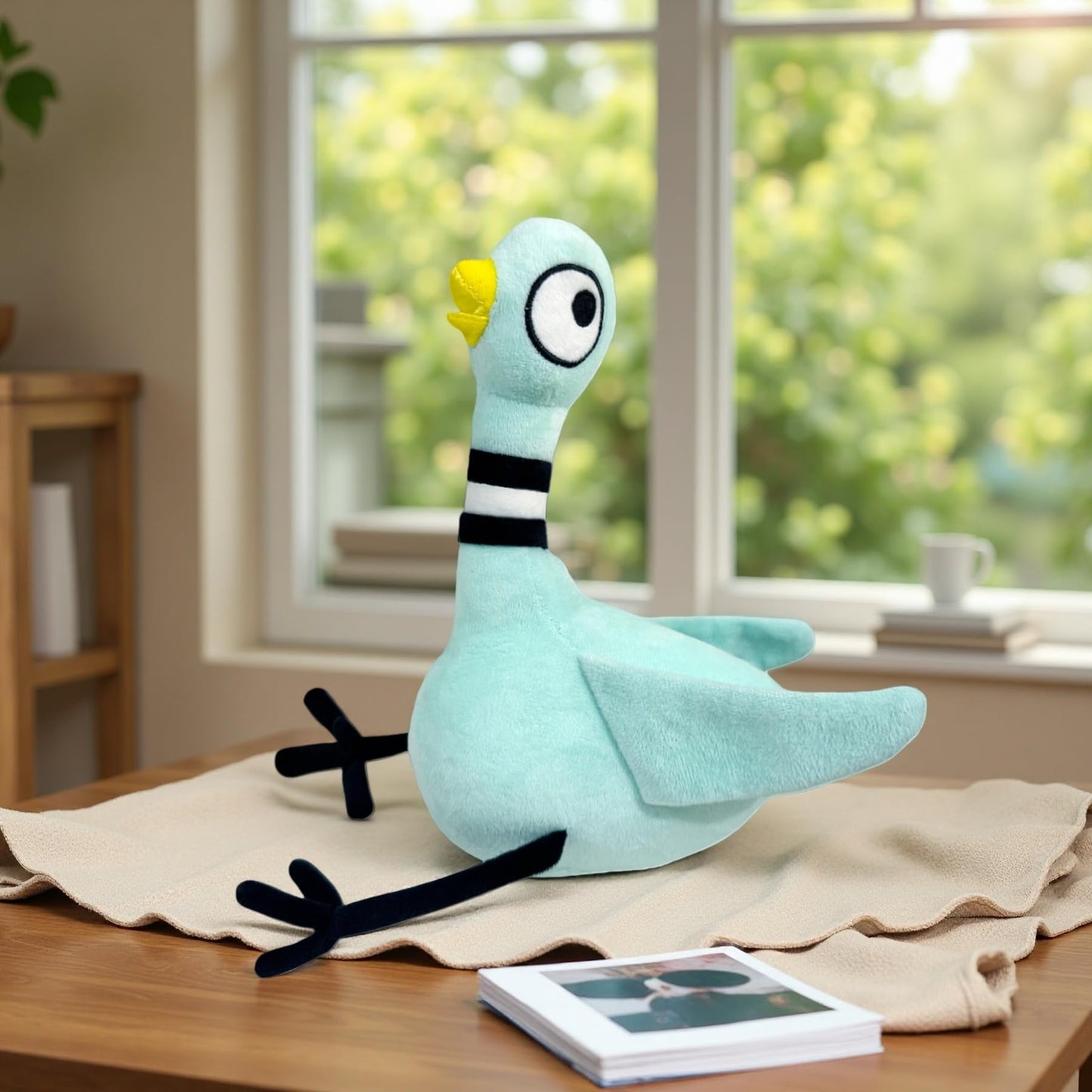WXXCDB 12'' Pigeon Plush – Soft Stuffed Toy for Kids & Decor