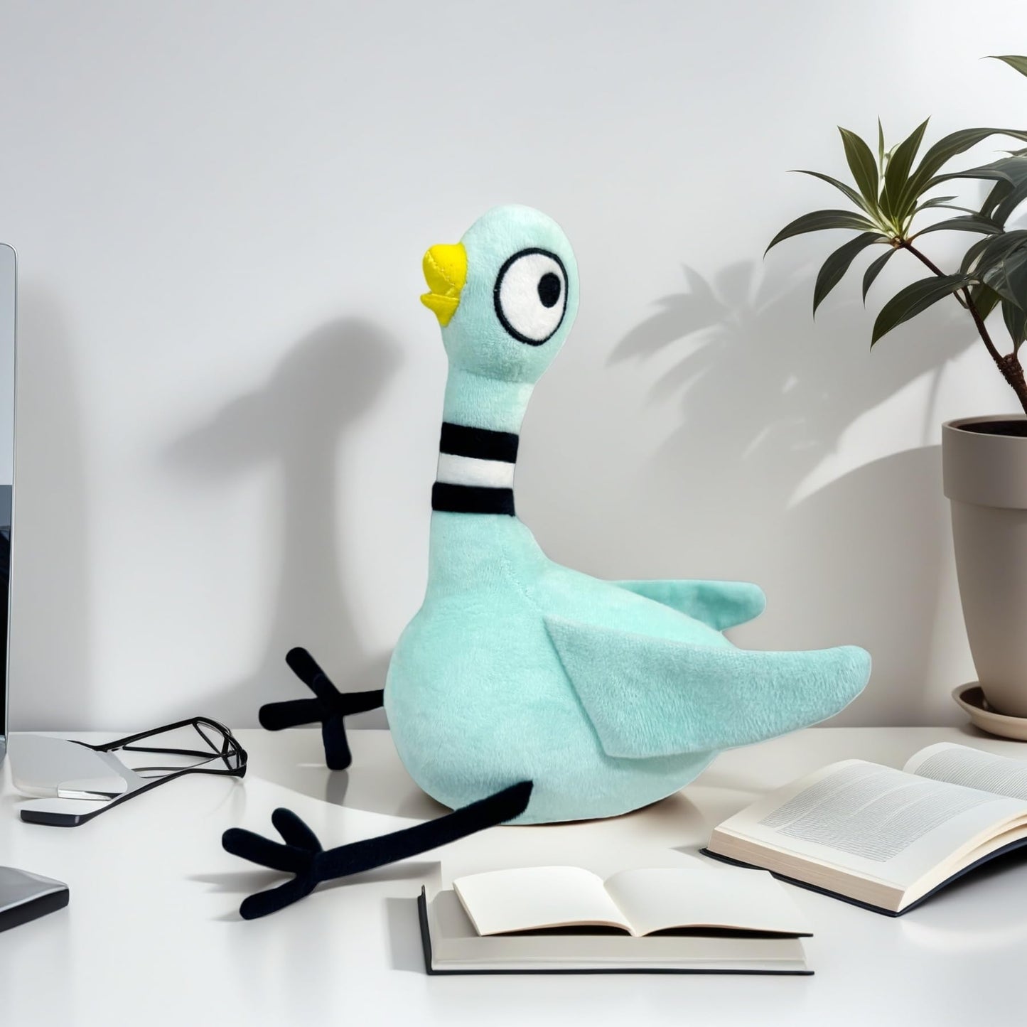 WXXCDB 12'' Pigeon Plush – Soft Stuffed Toy for Kids & Decor