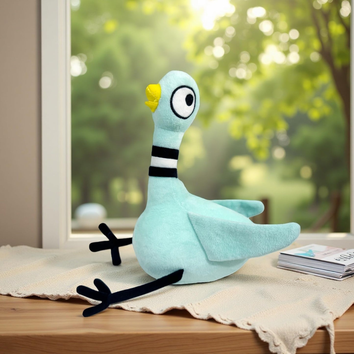 WXXCDB 12'' Pigeon Plush – Soft Stuffed Toy for Kids & Decor