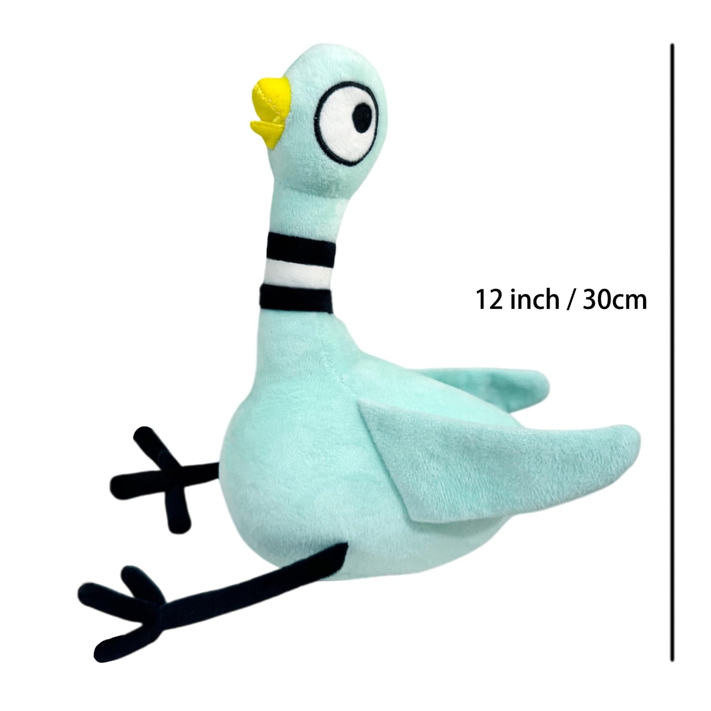 WXXCDB 12'' Pigeon Plush – Soft Stuffed Toy for Kids & Decor