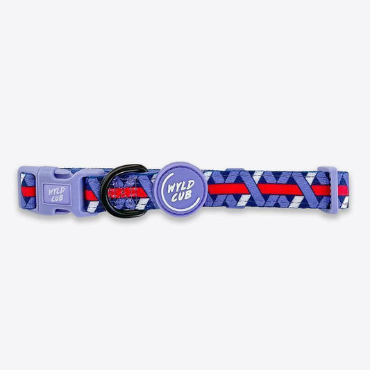 Wyld Cub - Adjustable Dog Collar: Knightsbridge Violet
