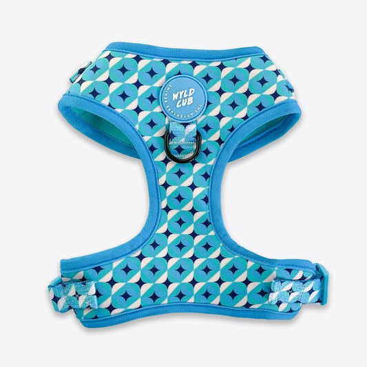 Wyld Cub - Adjustable Dog Harness: Knightsbridge Azure