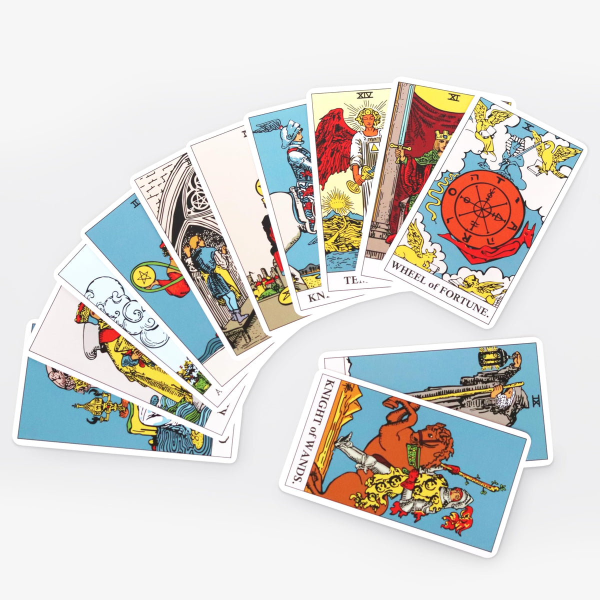 Wyspell Classic Tarot Cards for Beginners – Original Deck with Guide Book (Light Edition)