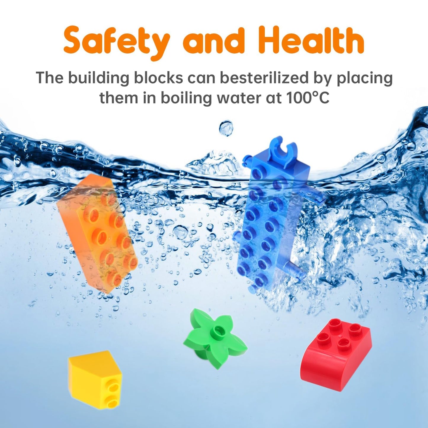 WYSWYG 81-Piece Large Building Blocks with Baseplates – Compatible with Lego Duplo & Major Brands (Ages 3–6)