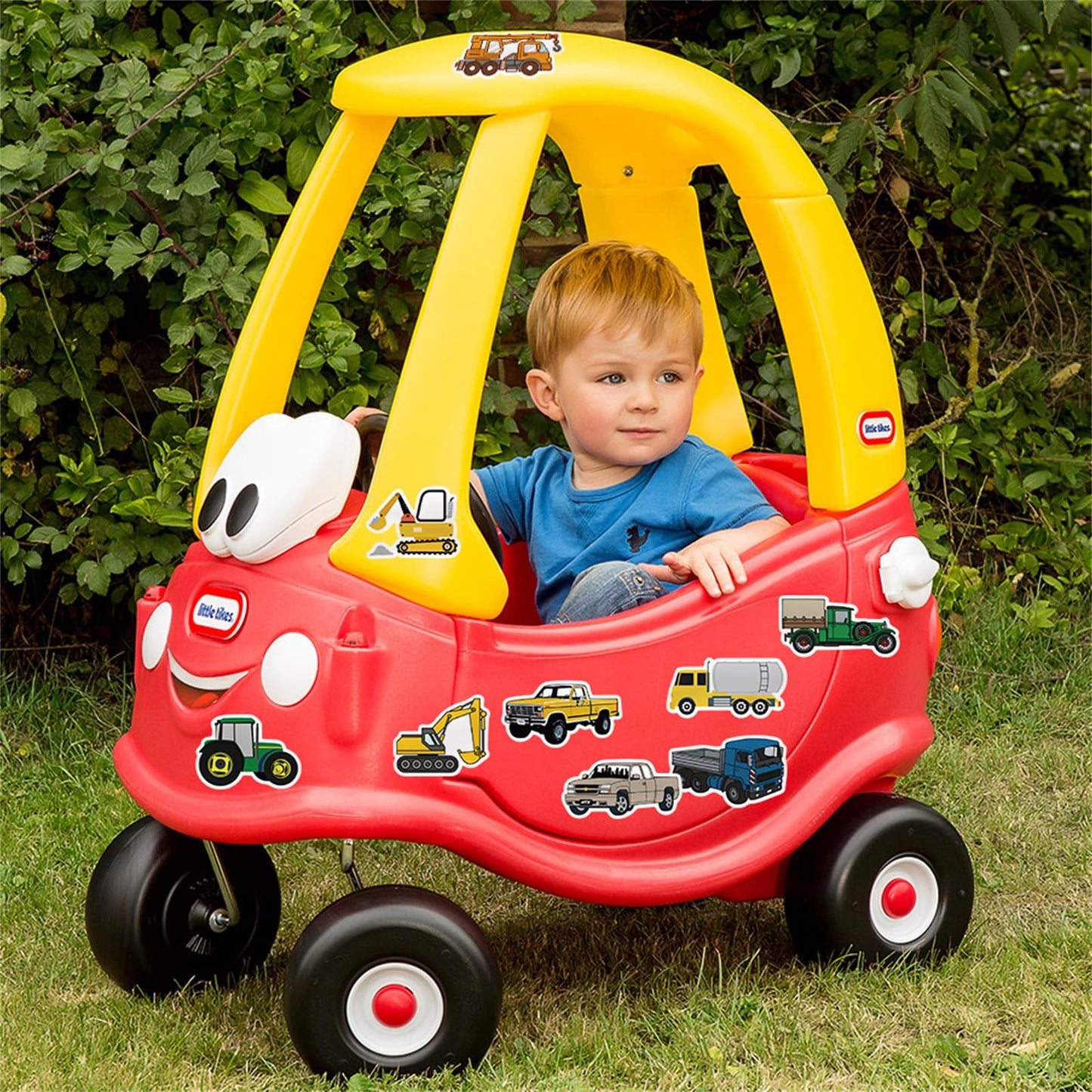 wyyeleswm 50 Pcs Transportation Vehicle Stickers for Boys – Vinyl Construction Trucks & Vehicles