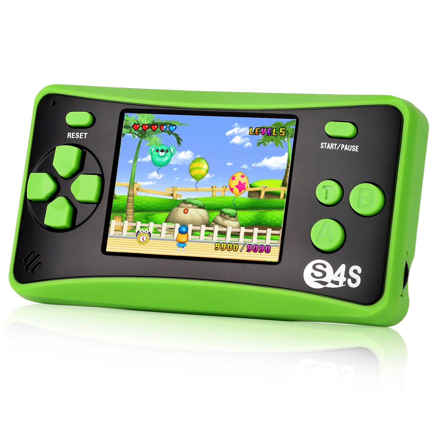 X-JOYKIDS Handheld Game Console – 142 Classic Games, TV Output, 2.5-inch LCD, 2025 Upgraded, Green