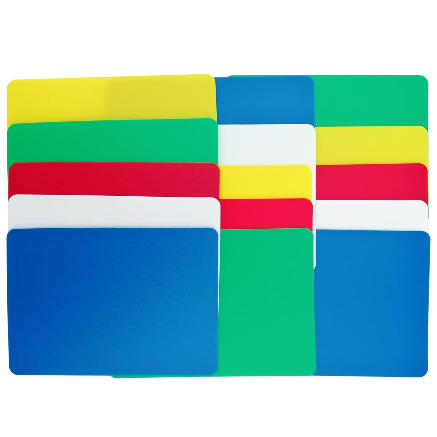 XANADU 15-Pack Poker Cut Cards – Dual-Texture Sides, 5 Colors, Standard Poker Size