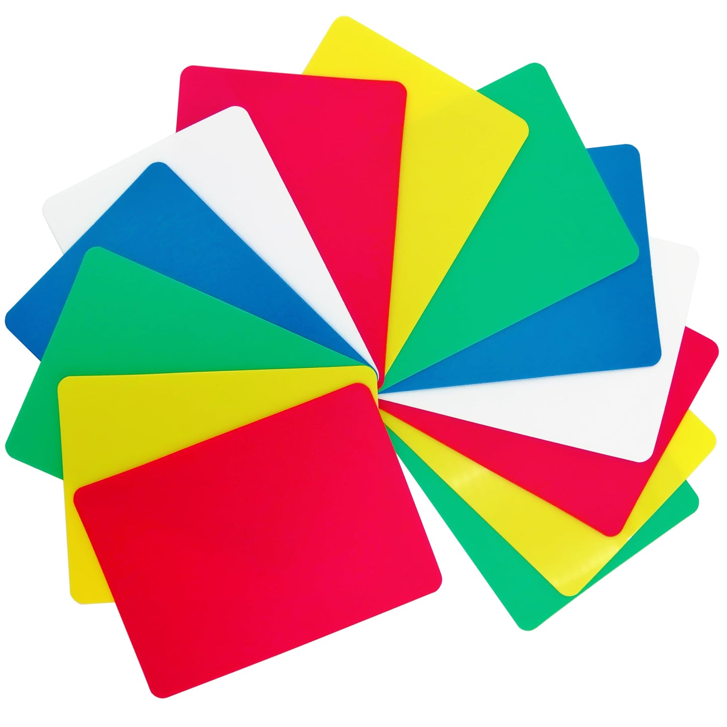 XANADU 15-Pack Poker Cut Cards – Dual-Texture Sides, 5 Colors, Standard Poker Size