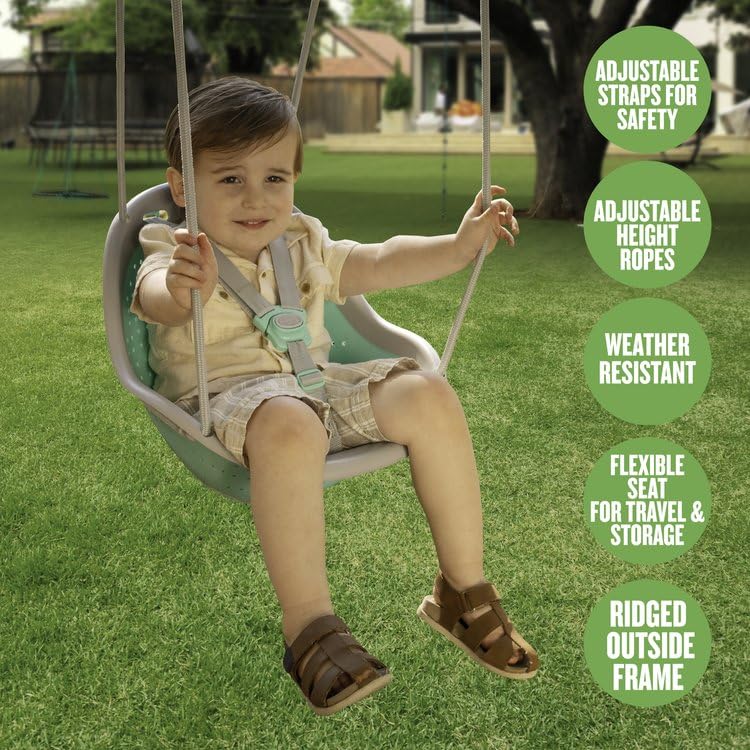 XDP Recreation Child Swing Seat (6 Months – 3 Years) | Adjustable, Weather-Resistant, Fully Assembled