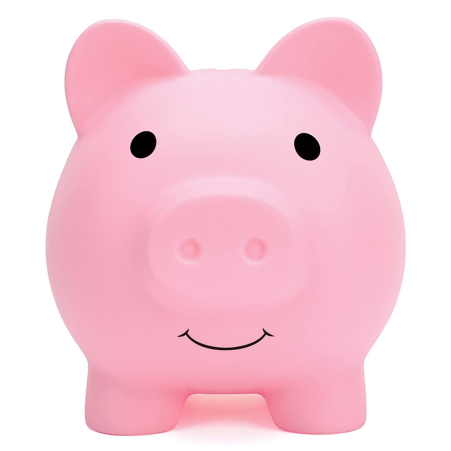 XDRELEC Piggy Bank Pink (Medium) – Shatterproof Plastic Coin Bank for Kids