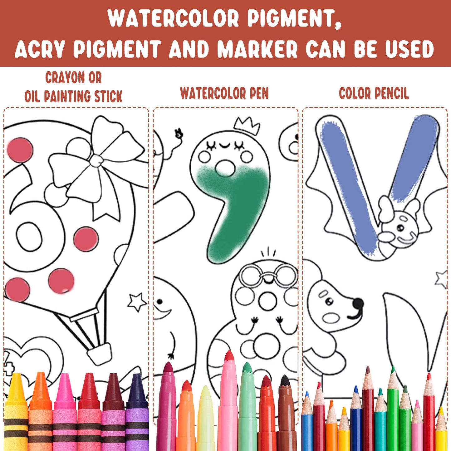 XEFINAL Children's Drawing Roll – 120×11.8 in DIY Coloring Paper for Kids