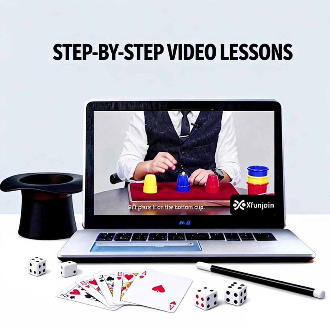 Xfunjoin 6-Piece Magic Trick Set — Beginner-Friendly Stage Kit