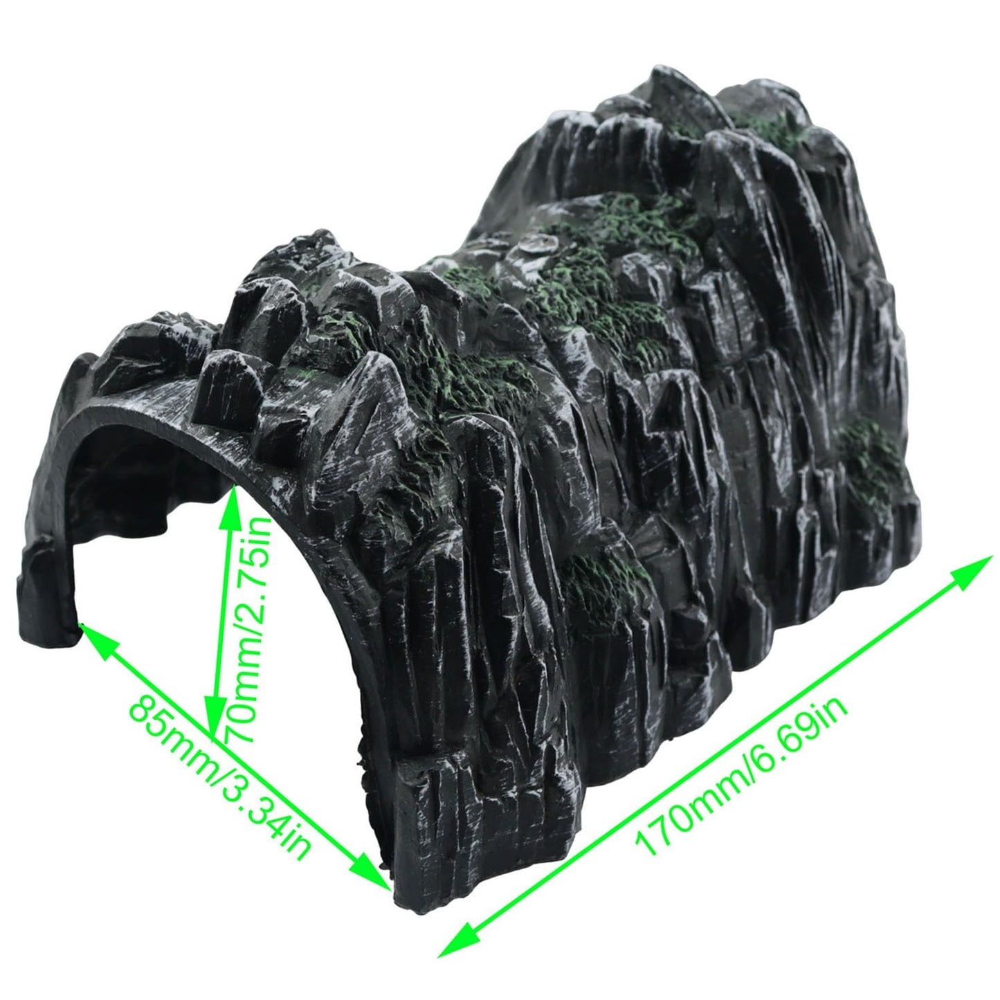 XGNG Wigwam Tunnel: Safe Plastic Cave Track Model for Kids' Train Sets