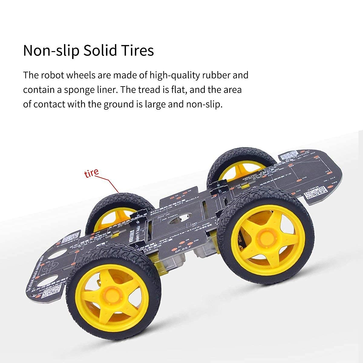 XiaoR Geek Robot Chassis 4WD – DIY Smart Car Kit for Arduino, Raspberry Pi & Jetson Nano