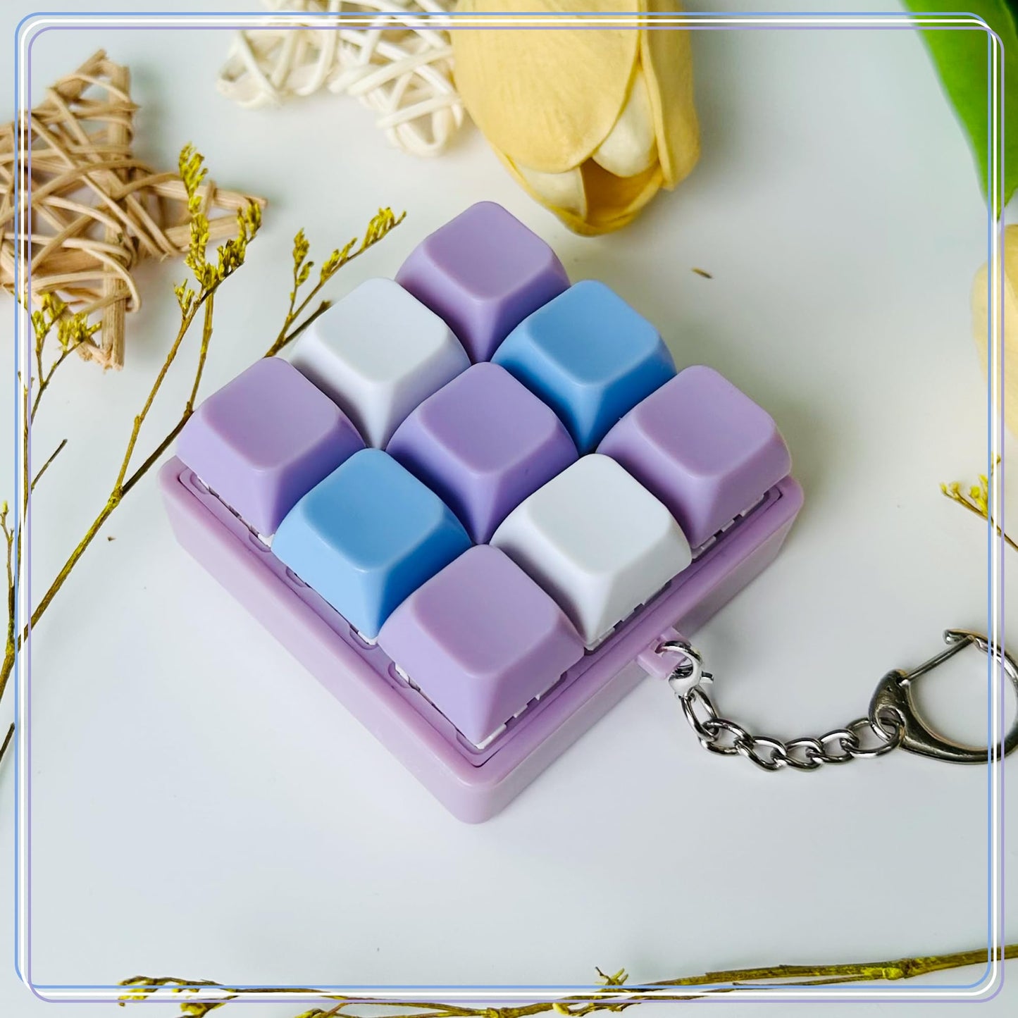 XiawaLangzhuo Keyboard Fidget Toy 9-in-1 Keypad – 3 Color Options
