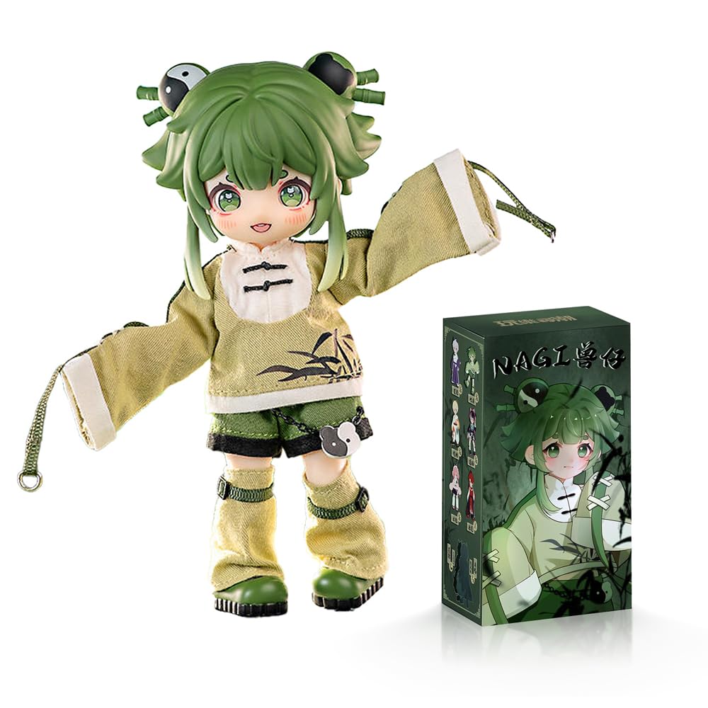XiDonDon Study Tour Series Blind Box – 1/12 BJD OB11 Movable Dolls with Clothes (Single Box)