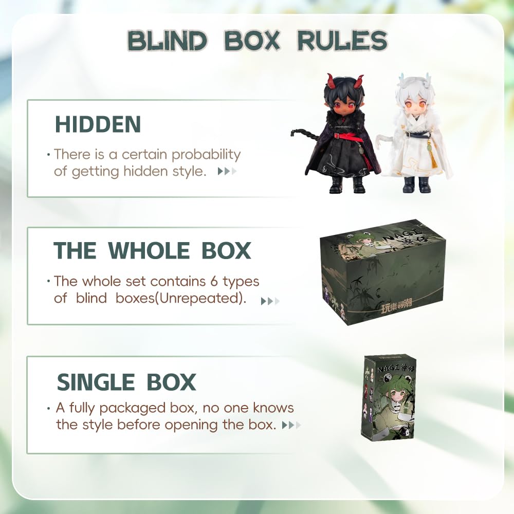 XiDonDon Study Tour Series Blind Box – 1/12 BJD OB11 Movable Dolls with Clothes (Single Box)
