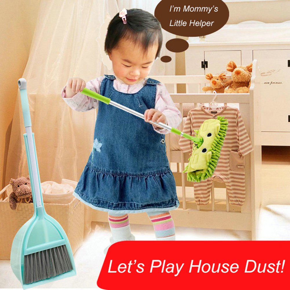 Xifando Kid's Housekeeping Cleaning Tools Set - 5-Piece Pretend Play Kit