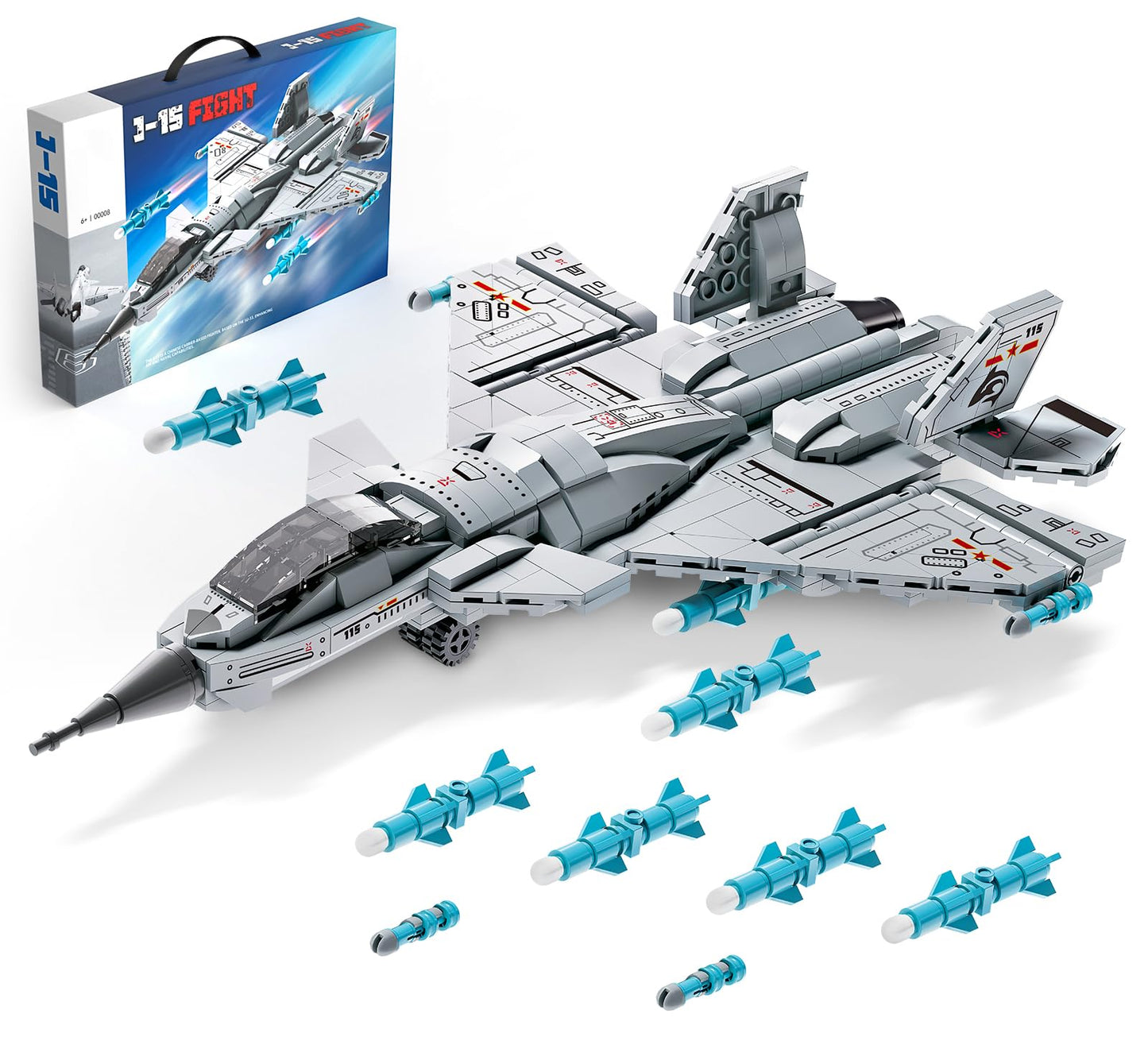 Xingya Youpin J-15 Fighter Jet Building Kit – 577PCS STEM Aircraft Model
