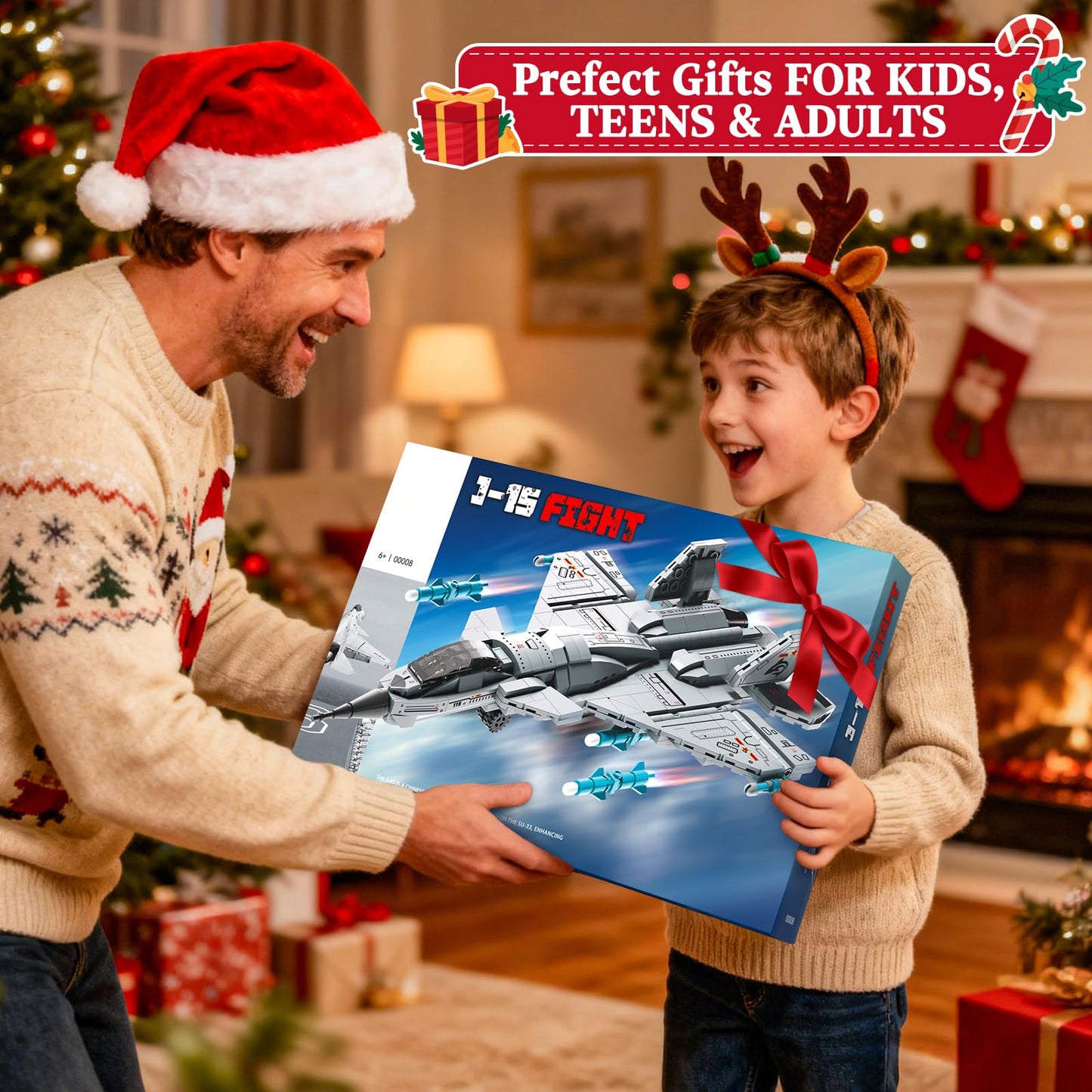 Xingya Youpin J-15 Fighter Jet Building Kit – 577PCS STEM Aircraft Model