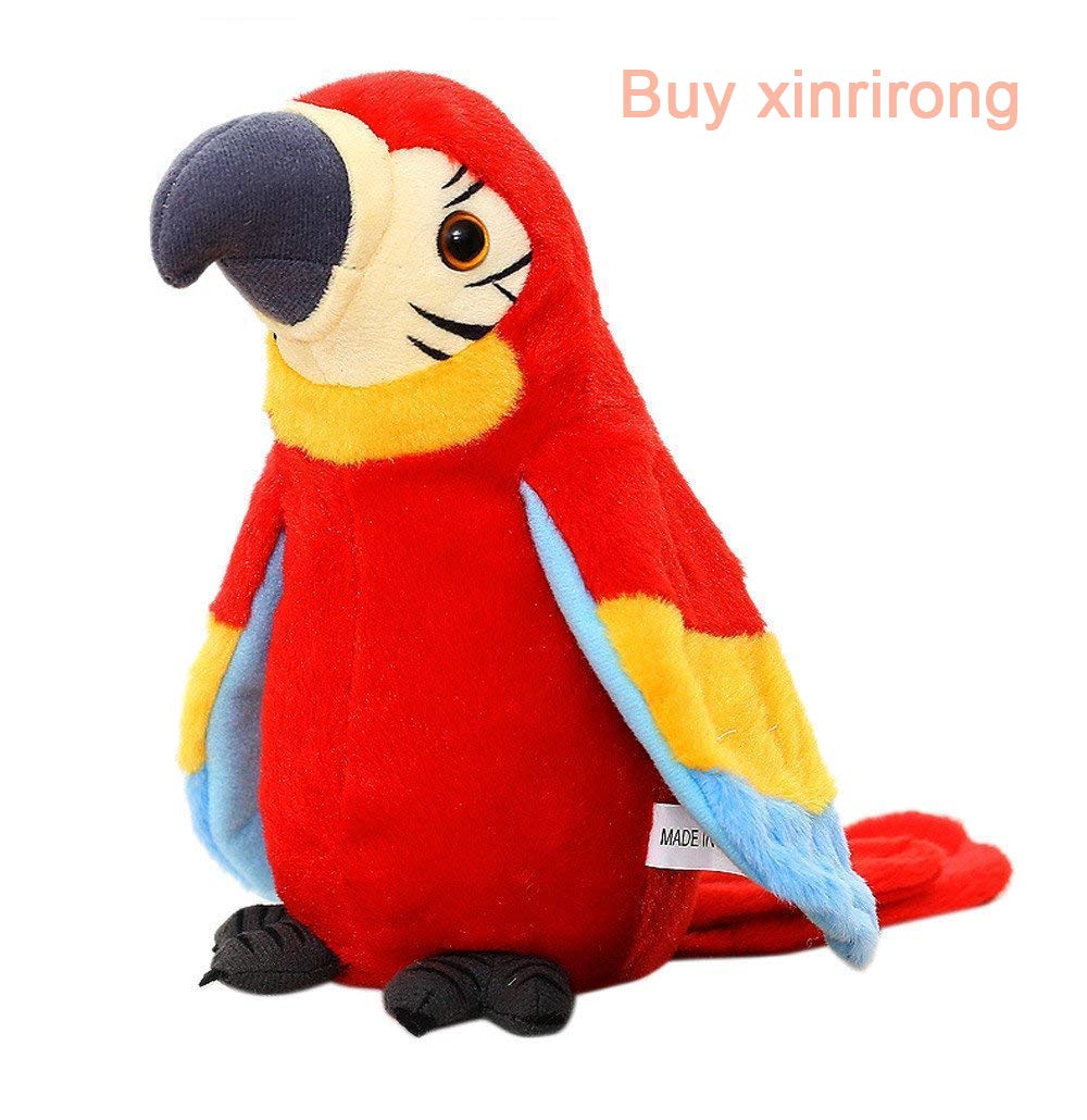 Xinrirong Talking Parrot Toy – Repeats Your Words, Fun Learning Plush