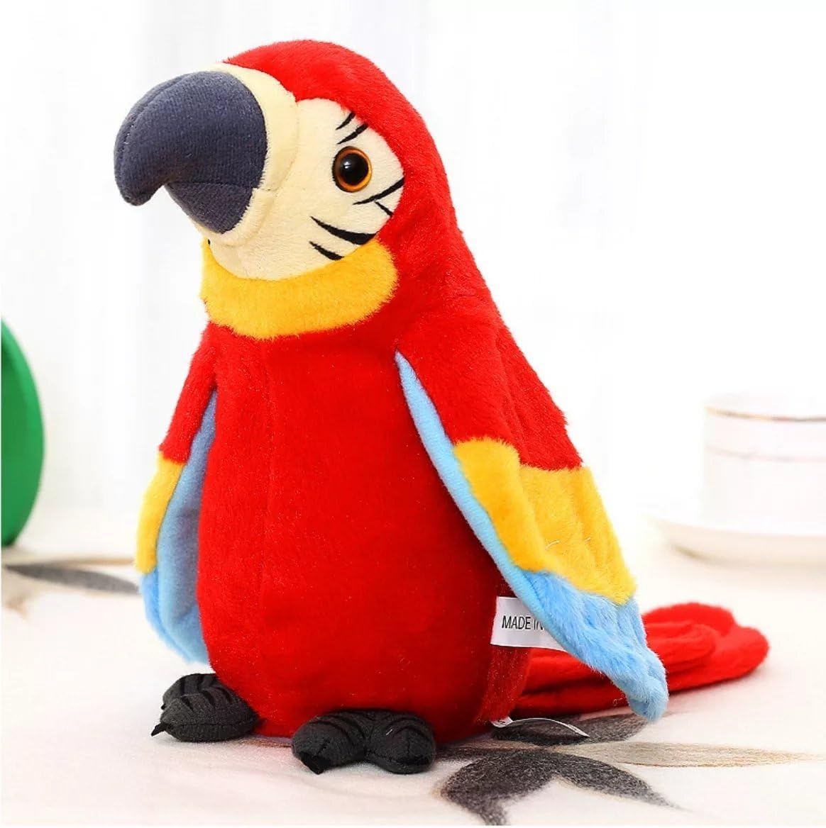 Xinrirong Talking Parrot Toy – Repeats Your Words, Fun Learning Plush