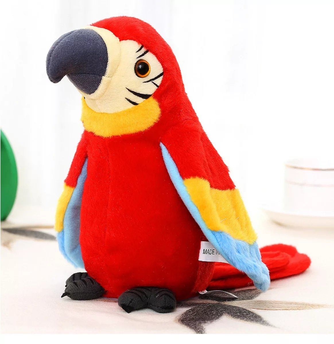 Xinrirong Talking Parrot Toy – Repeats Your Words, Fun Learning Plush