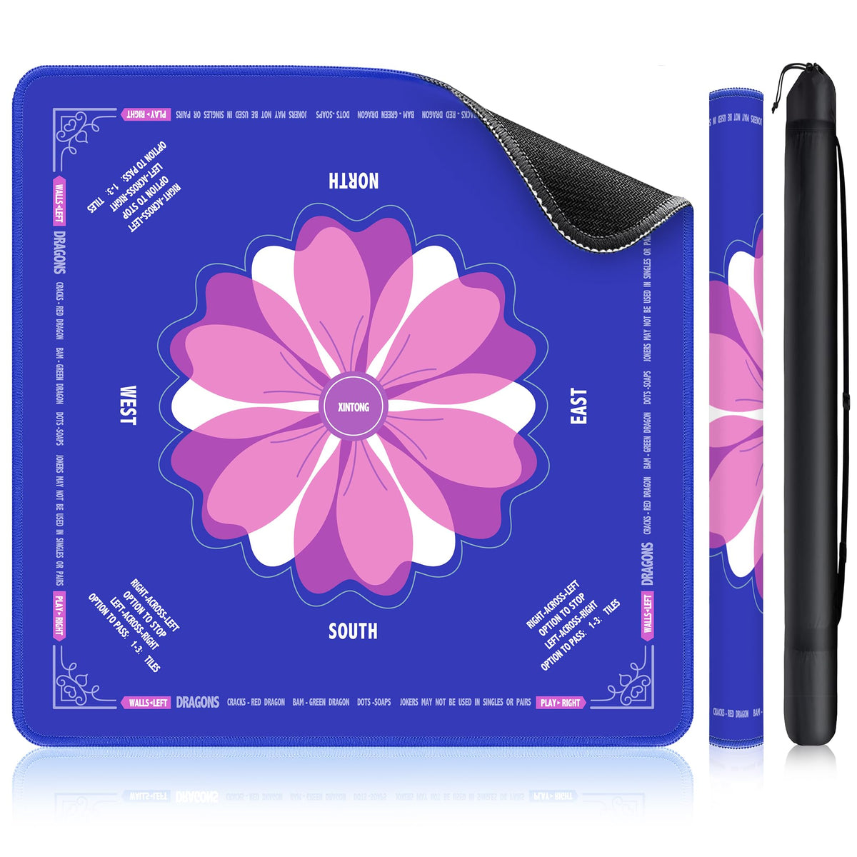XINTONG Mahjong Mat 32×32 Inches – Anti-Slip, Noise Reduction, Waterproof & Wrinkle-Free