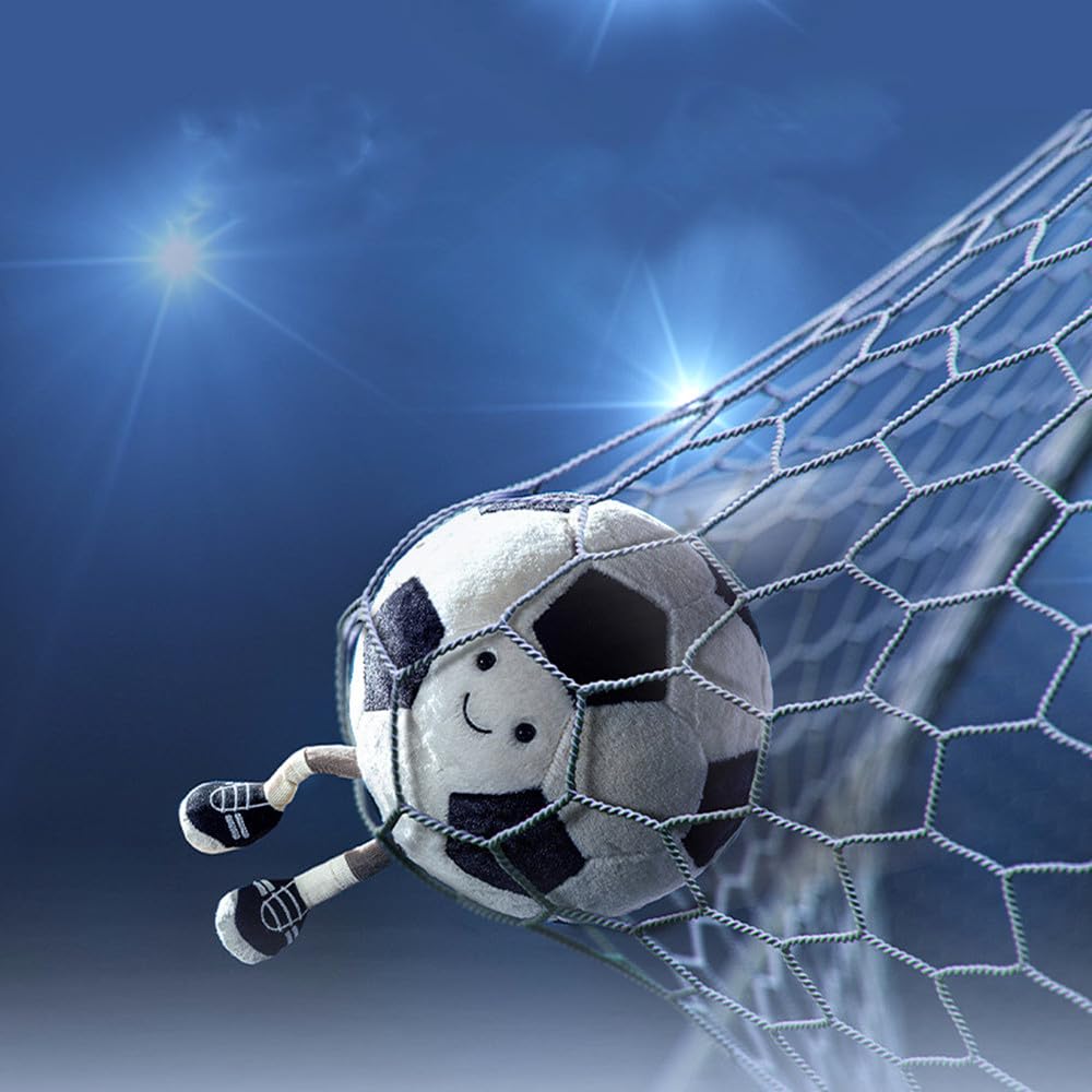 XIYUAN 13.7-Inch Football Plush Toy | Soft Soccer Ball Pillow for Kids, Gift & Decor