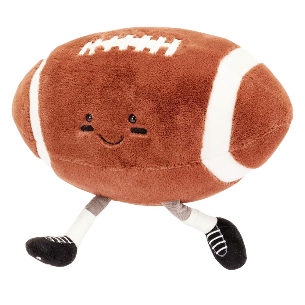 XIYUAN 13-Inch Rugby Plush Toy – Soft Football Plush Pillow for Kids