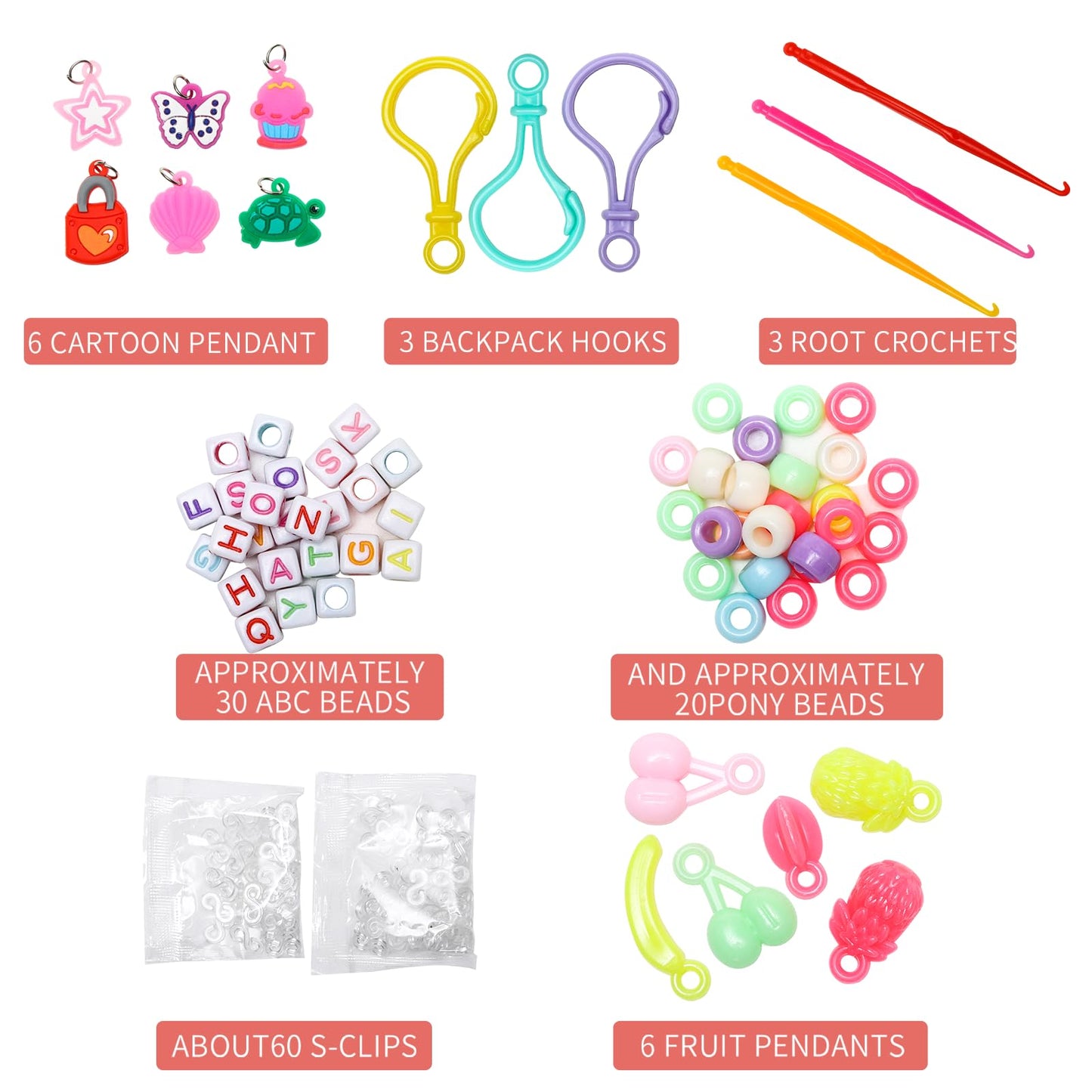 XKDOUS 24 Colors Rubber Band Bracelet Kit – Creative Craft for Kids