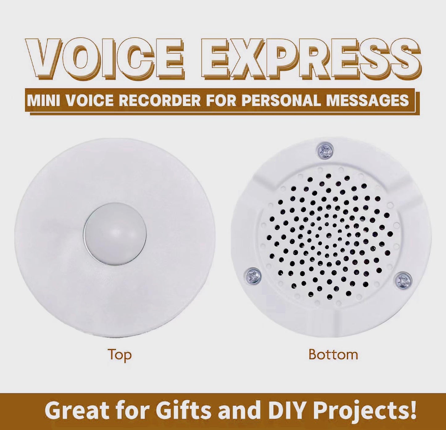 XLW 195 Seconds Voice Recorder for Plush Toys – USB Rechargeable, Custom Messages